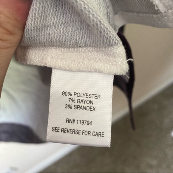 One World | Women's Boho Sparkle Patterned 3/4 Sleeve Top Size Large NWT Purple - Picture 6 of 8